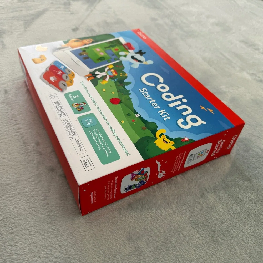 NEW Open Box Osmo Coding Starter Kit for iPad - 3 Games - 31 Blocks - Ages 5-10